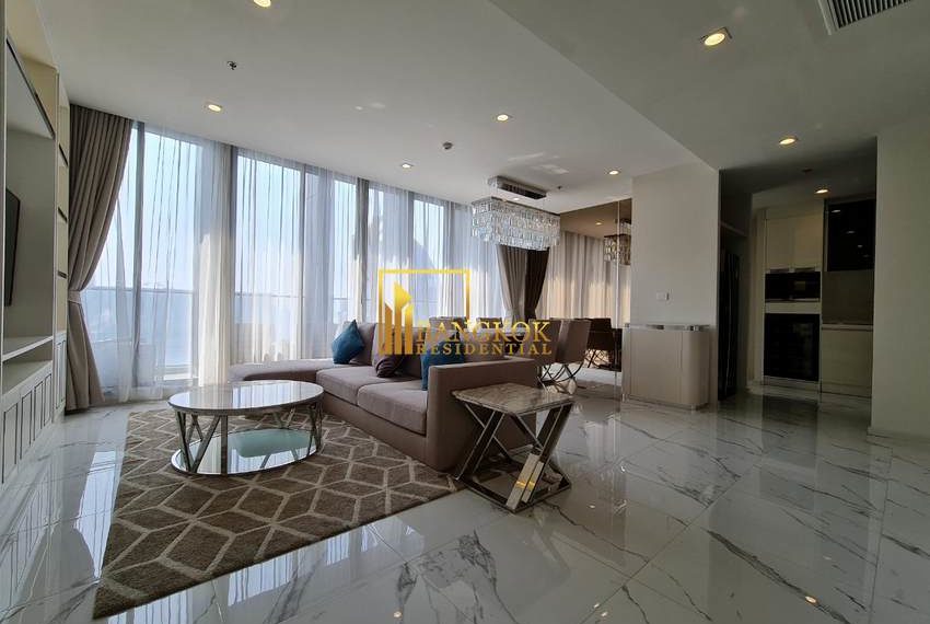 3 bed duplex penthouse for rent Noble Ploenchit 6932 image-01