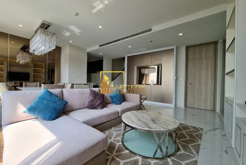 3 bed duplex penthouse for rent Noble Ploenchit 6932 image-02