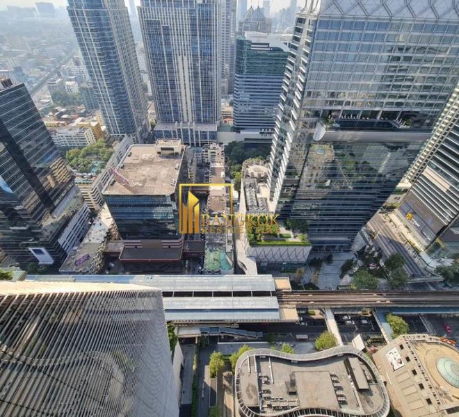 3 bed penthouse for rent Noble Ploenchit 9981 image-11