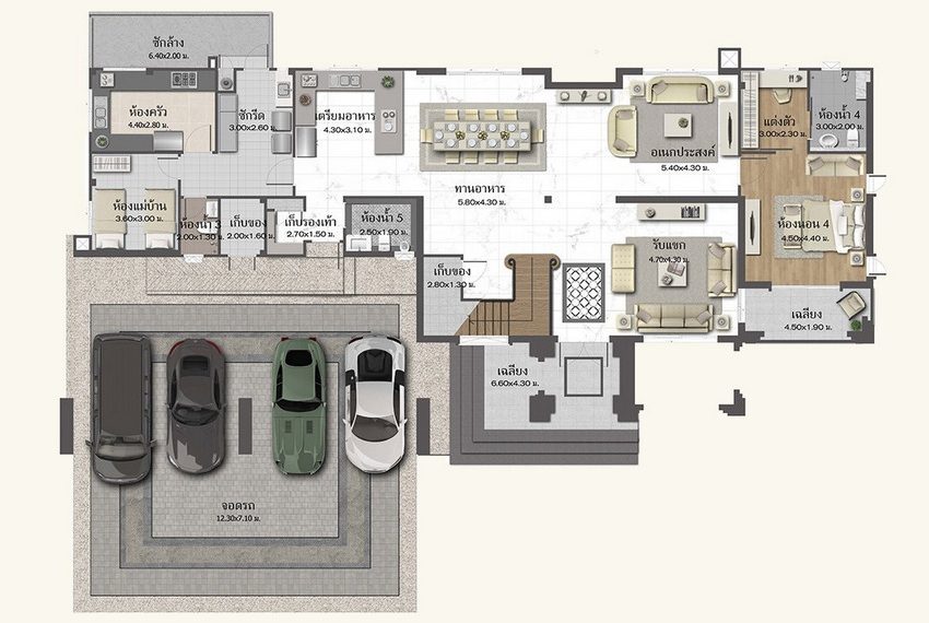 Baan Sansiri Pattanakarn – Stunning 4 Bedroom House For Rent & Sale27639 Image-14
