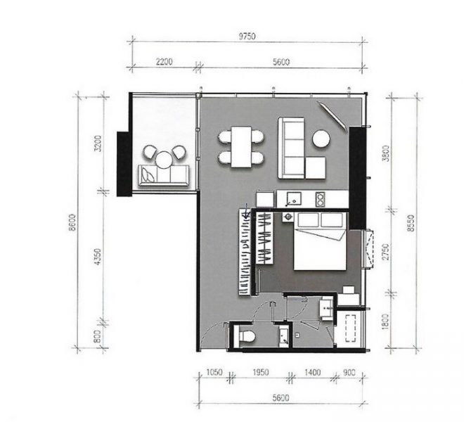 2 Bed Duplex Condo For Sale in The Lofts Silom 12675 Image-09