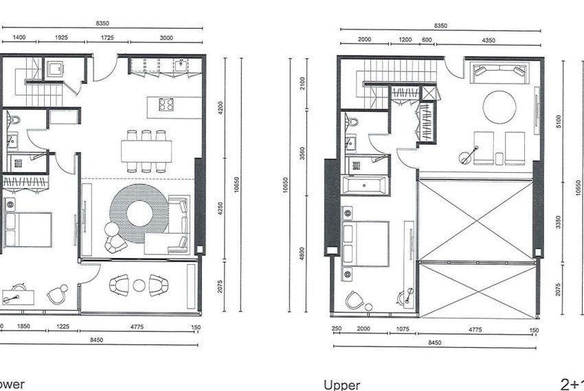185 Rajadamri 2 Bed Duplex Condo For Rent 15031 Image-06