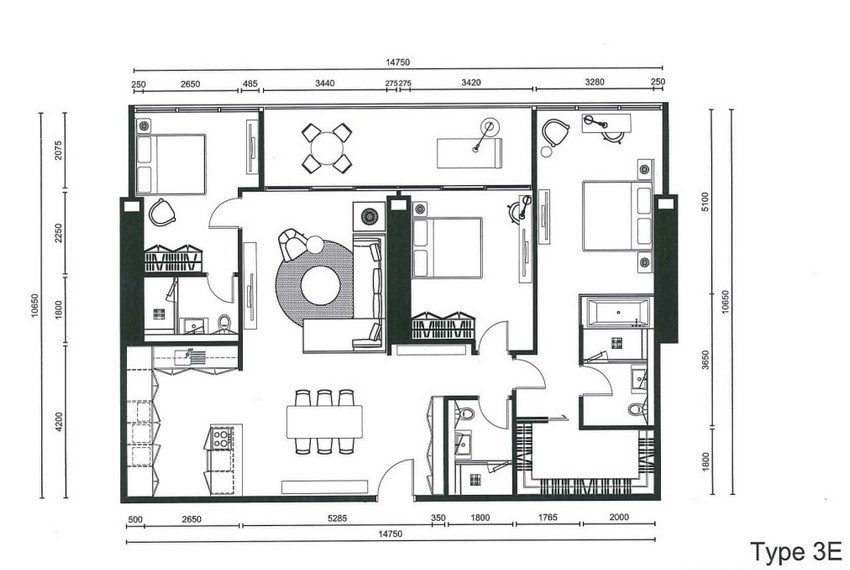 185 Rajadamri 3 Bed Condo For Rent 15032 Image-18