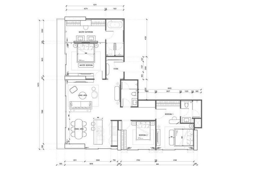 Gorgeous 3 Bedroom Luxury Condo Khun By Yoo Thong Lo 15400 Image-18
