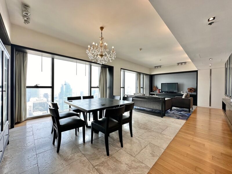 the met 3 bedroom condo for rent in sathorn