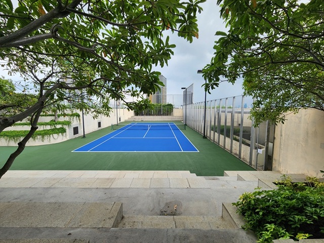 the pano tennis court